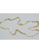 "Dolce Gabbana 14K Yellow Gold Rosary Chain" rcc002y