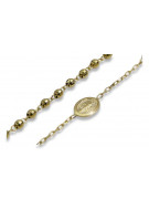 Yellow rose gold rosary chain ★ russiangold.com ★ Gold 585 333 Low price