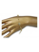 Gelb Roségold Rosenkranz Armband★ russiangold.com ★ Gold 585 333 Niedriger Preis