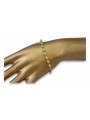 Yellow rose gold rosary bracelet★ russiangold.com ★ Gold 585 333 Low price