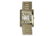 Elegant Italian Yellow 14k Gold Men's Watch - Geneve Collection mw009y&mwb010y