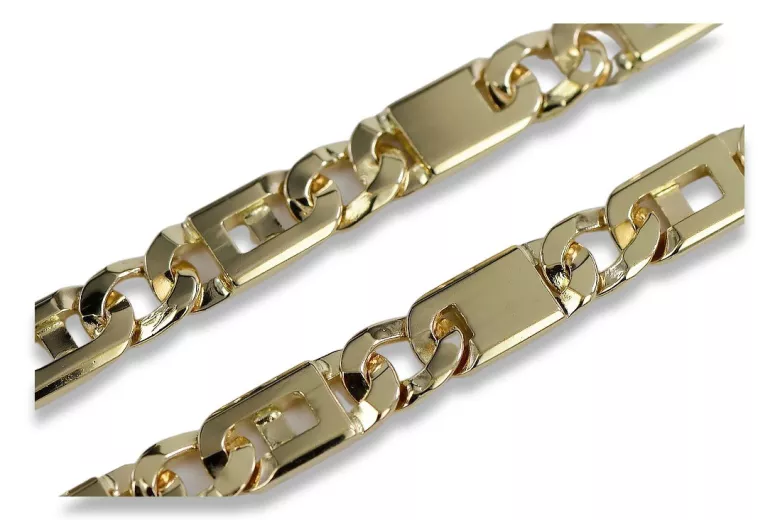 Yellow rose gold bracelet ★ russiangold.com ★ Gold 585 333 Low price