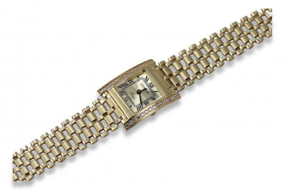 Sunshine Glow 14k Gold Lady Watch Geneve lw035yy&lbw002y