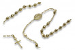 "Dolce Gabbana 14K Yellow Gold Rosary Chain Necklace" rcc001y