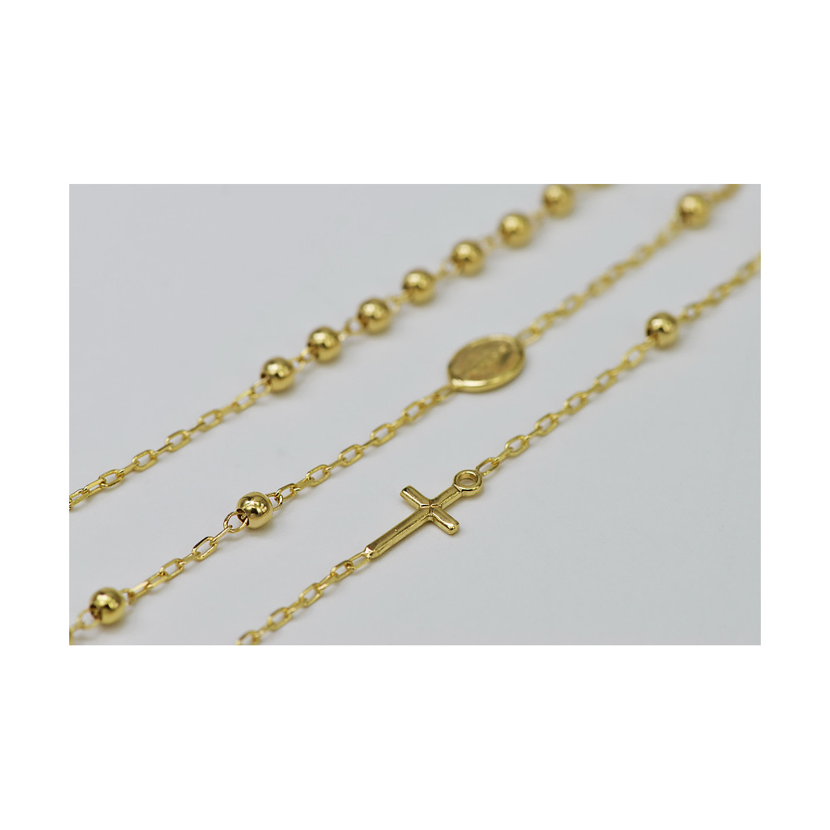 "Dolce Gabbana 14K Yellow Gold Rosary Chain" rcc002y