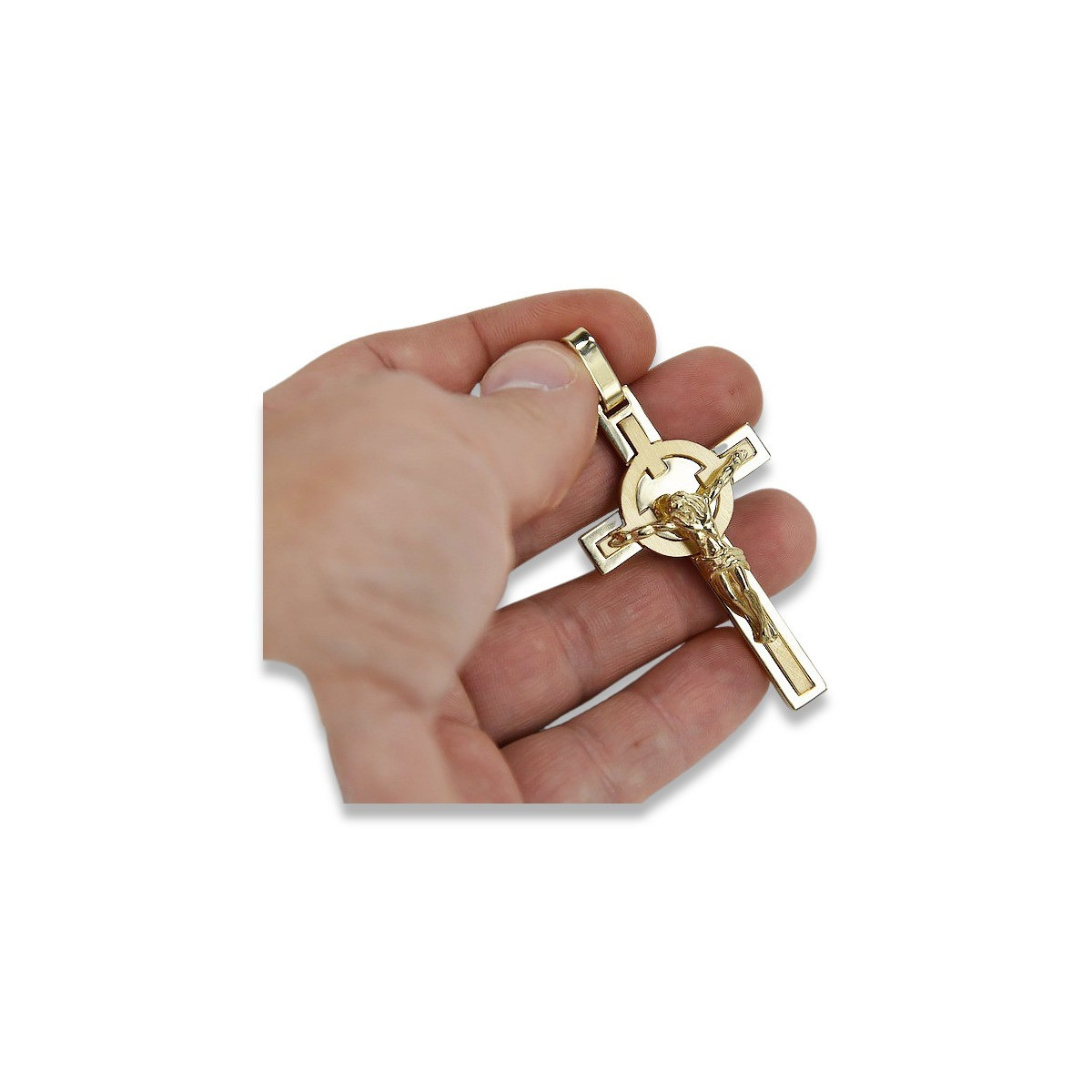 Croix ★ catholique d’or russiangold.com ★ or 585 333 Prix bas