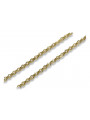 Yellow rose gold chain ★ russiangold.com ★ Gold 585 333 Low price