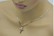 Sunlit 14k Gold Catholic Cross Necklace ctc095y&cc021y