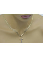 Gold cross with a chain ★ zlotychlopak.pl ★ Gold stamp 585 333 Low price!