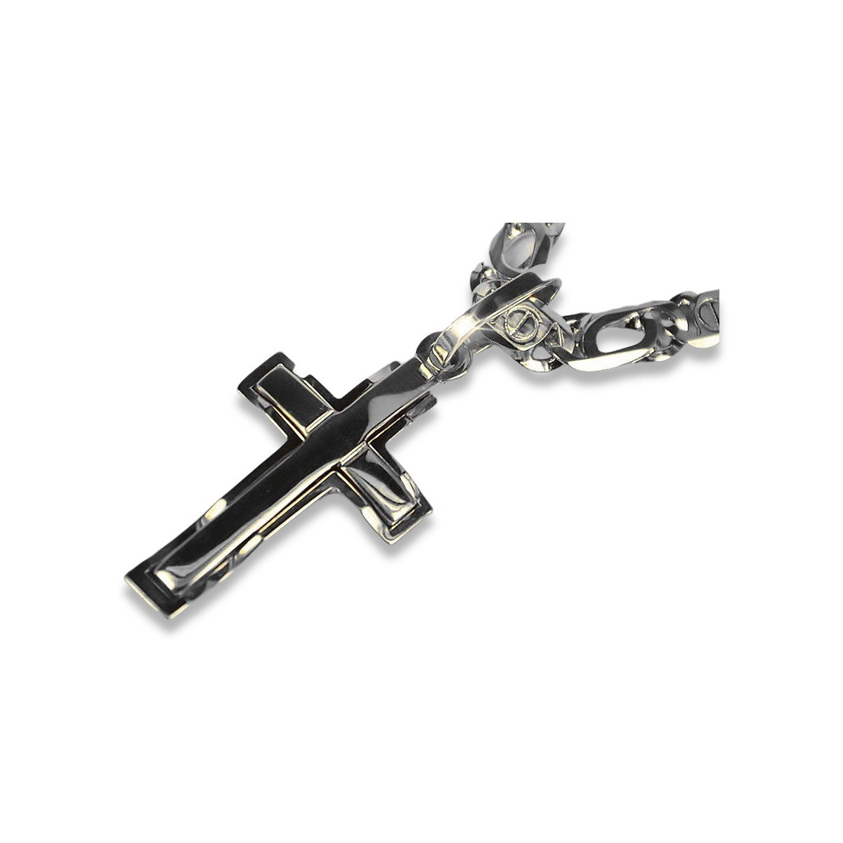 Cruz ★ Católica de Oro russiangold.com ★ Oro 585 333 Precio bajo