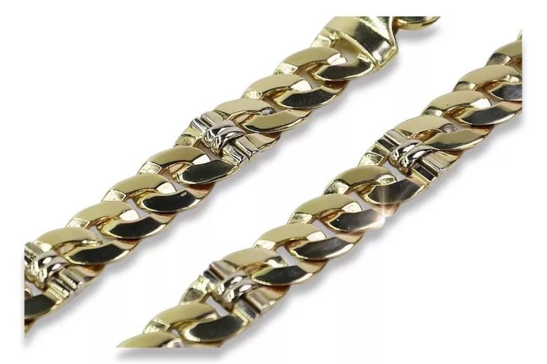 russian rose soviet gold garibaldi bismark bracelet chain