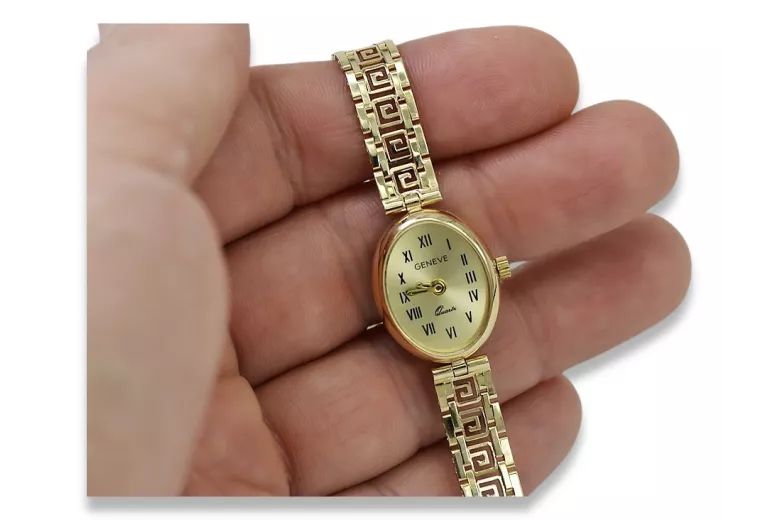 Gold ladies watch ★ zlotychlopak.pl ★ Gold purity 585 333 Low price!