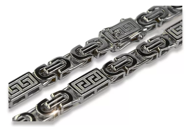 Bracelet en argent sterling 925 Unikat Royal Versace, Pierre précieuse variée cb050s