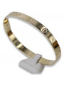 14 Karat Gelbgold, verschiedene Steine Armband cb163y