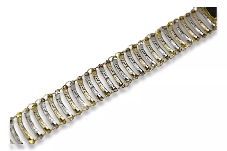 Bracelet en or jaune italien 14 carats cb105yw