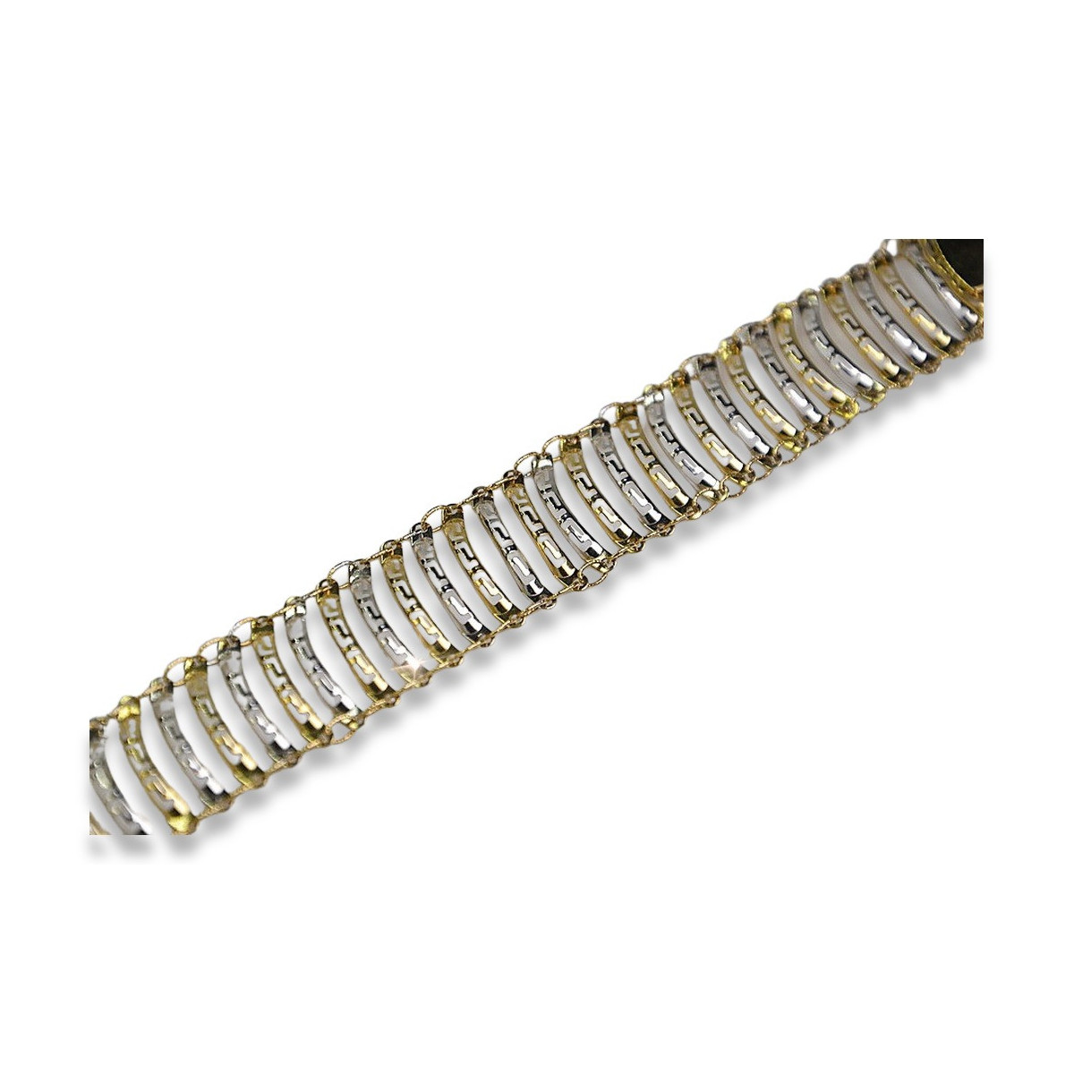 Bracelet en or jaune italien 14 carats cb105yw