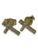 Pendientes de oro zlotychlopak.pl Muestra de ★ oro 585 333 ¡★ Precio bajo!