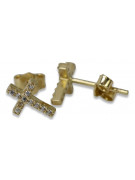 Pendientes de oro zlotychlopak.pl Muestra de ★ oro 585 333 ¡★ Precio bajo!