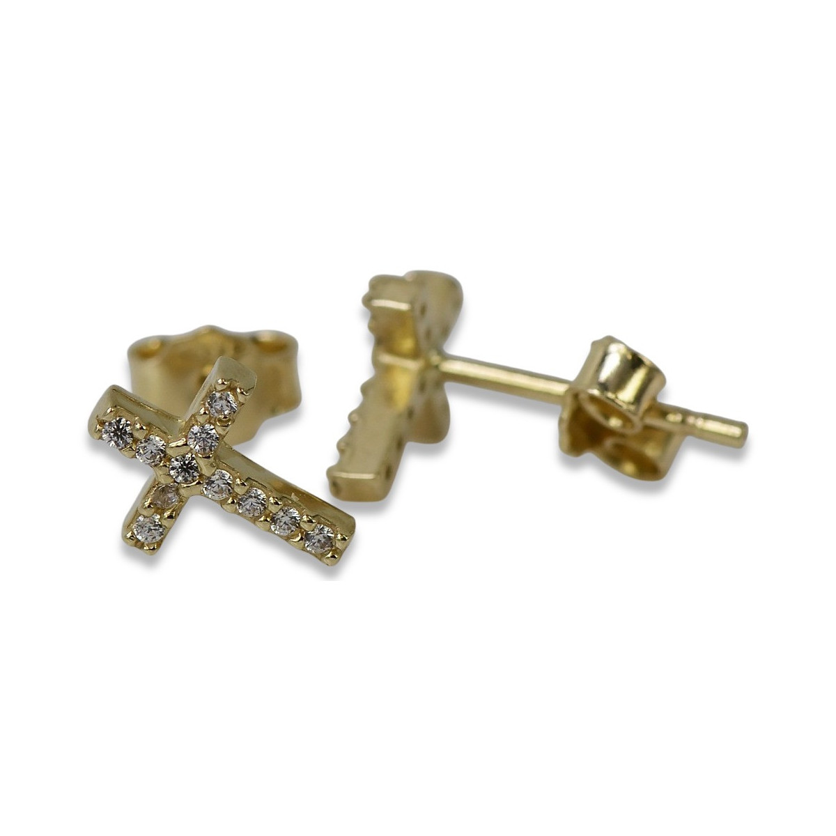 Pendientes de oro zlotychlopak.pl Muestra de ★ oro 585 333 ¡★ Precio bajo!