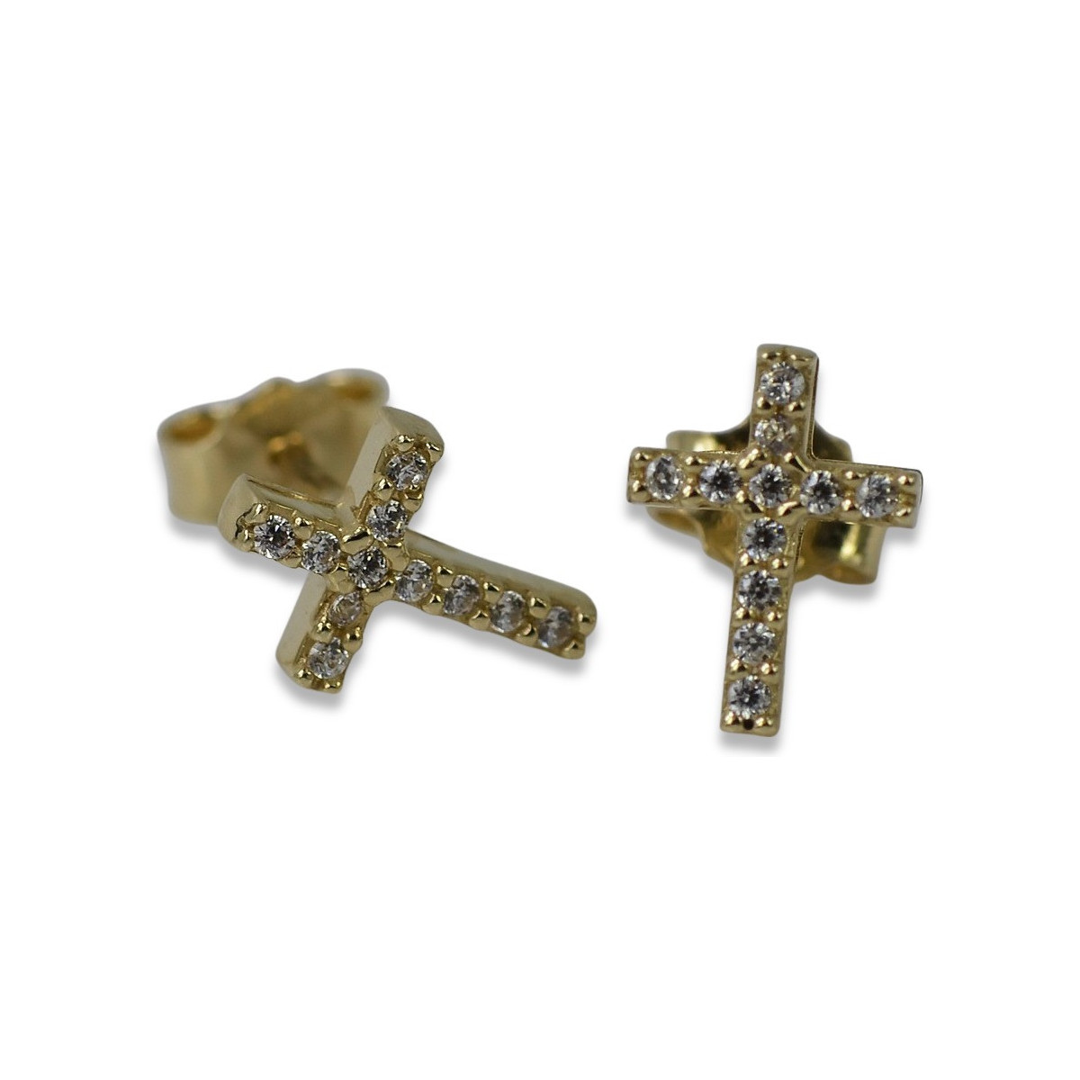 Boucles d’oreilles en or zlotychlopak.pl ★ Échantillon d’or ★ 585 333 Prix bas!