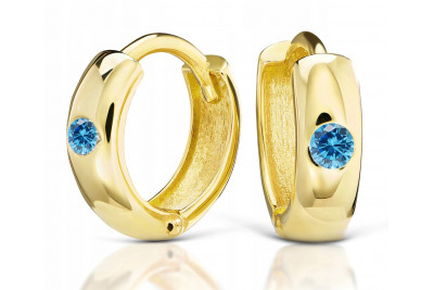 Gold earrings ★ zlotychlopak.pl ★ Gold sample 585 333 Low price!