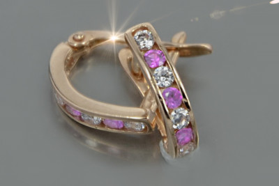 Pendientes de oro zlotychlopak.pl Muestra de ★ oro 585 333 ¡★ Precio bajo!
