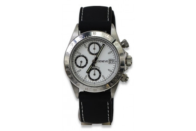 Reloj de oro para hombre Geneve ★ zlotychlopak.pl ★ Pureza de oro 585 333 Precio bajo!