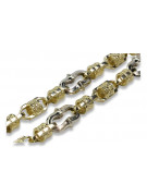 Bracelet Unique en Or Jaune 14K avec Diamants et Saphirs cb053yw