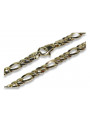 Modern Italian 14k Yellow Gold Figaro Bracelet with Various Stones cb042y