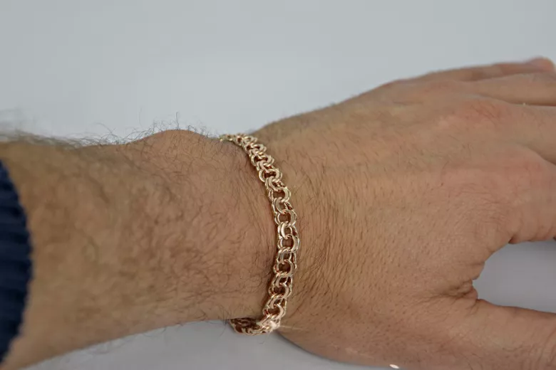 "14 Karat Roségold Vintage Garibaldi Bismark Kette" cb005r