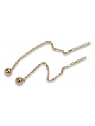 Boucles d’oreilles en or zlotychlopak.pl ★ Échantillon d’or ★ 585 333 Prix bas!