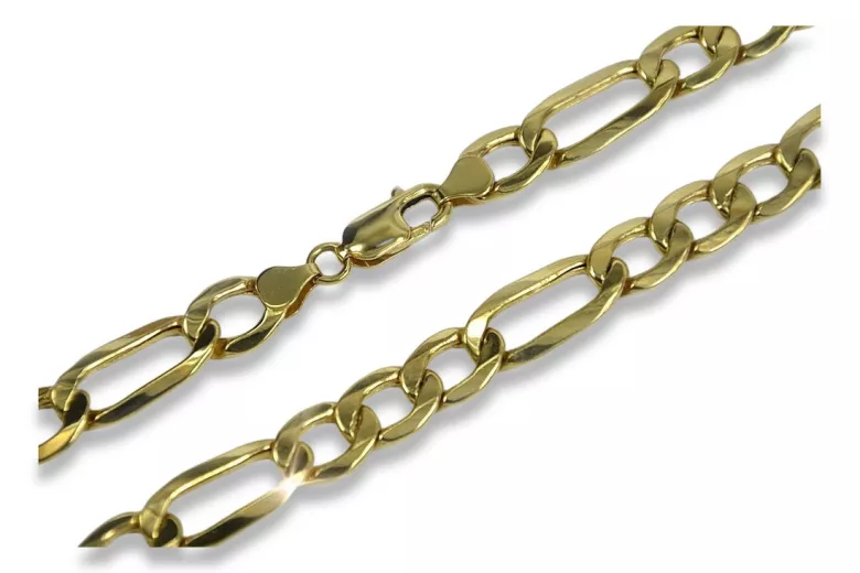 Yellow rose gold chain ★ russiangold.com ★ Gold 585 333 Low price