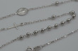 "Dolce Gabbana Italian 14K White Gold Rosary Chain Necklace" rcc002w