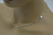 "Dolce Gabbana Italian 14K White Gold Rosary Chain Necklace" rcc002w