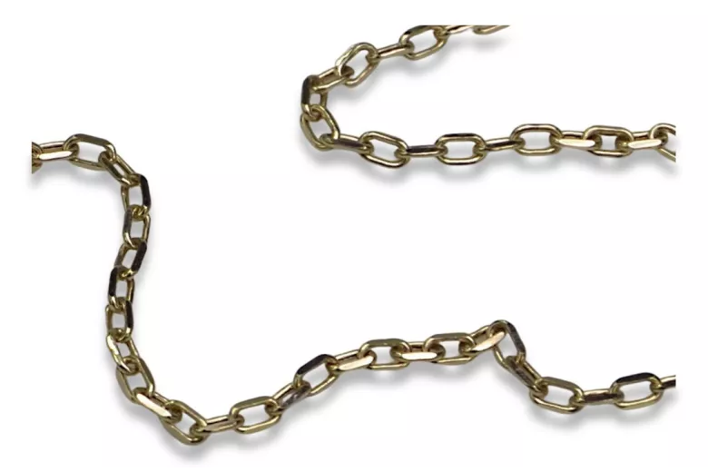 Yellow rose gold chain ★ russiangold.com ★ Gold 585 333 Low price