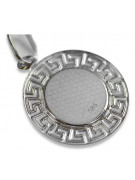 "Pendentif Icône Médaille de Marie en Or Blanc 14 carats 585" pm007w pm007w