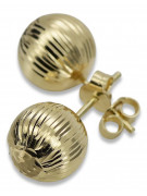 Boucles d’oreilles en or russiangold.com ★ Échantillon d’or ★ 585 333 Prix bas!