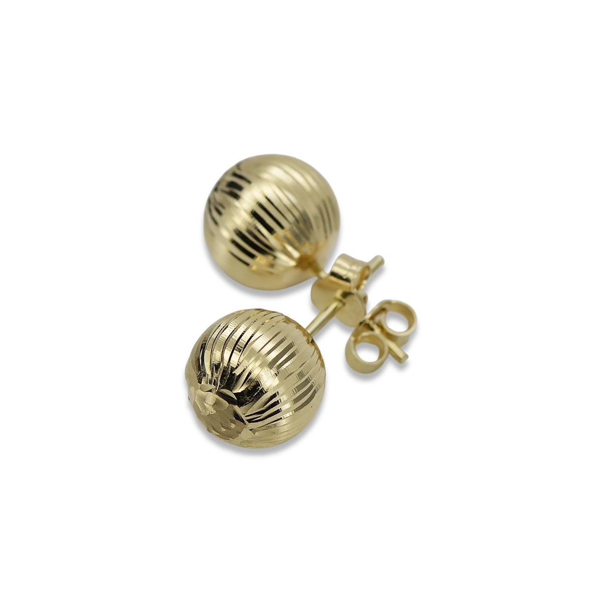 Gold earrings ★ russiangold.com ★ Gold sample 585 333 Low price!