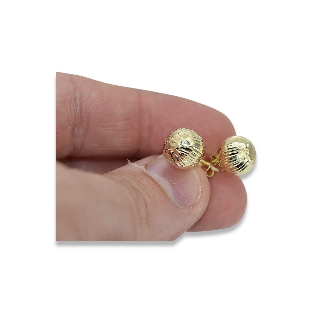 Gold earrings ★ russiangold.com ★ Gold sample 585 333 Low price!