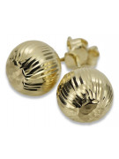 Gold earrings ★ russiangold.com ★ Gold sample 585 333 Low price!