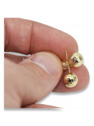 Boucles d’oreilles en or russiangold.com ★ Échantillon d’or ★ 585 333 Prix bas!