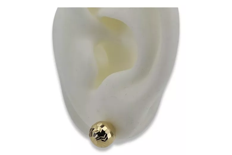 Boucles d’oreilles en or russiangold.com ★ Échantillon d’or ★ 585 333 Prix bas!