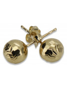 Gold earrings ★ russiangold.com ★ Gold sample 585 333 Low price!