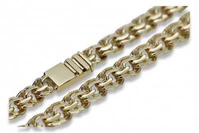 14K Yellow Gold Garibaldi Bismark Chain - NEW Arrival cc049y