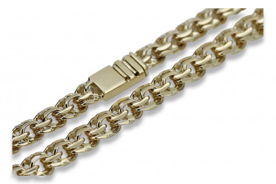 14K Yellow Gold Garibaldi Bismark Chain - NEW Arrival cc049y