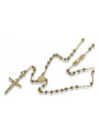 14K Yellow Gold Italian Rosary Chain - 45cm rcc008y