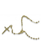 14K Yellow Gold Italian Rosary Chain - 45cm rcc008y