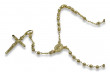 14K Yellow Gold Italian Rosary Chain - 45cm rcc008y