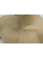 14K Yellow Gold Italian Rosary Chain - 45cm rcc008y