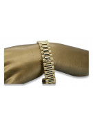 14 Karat Gelbgold Rolex Style Armband (verstellbar) mbw015y